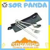 【Snowline】戶外不鏽鋼餐具套裝 SPOON SET (3EA, L) #SN05UCW011